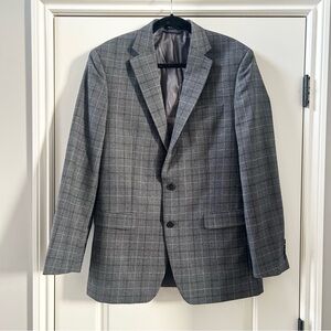 Ralph Lauren Charcoal Plaid Men's Blazer 40R